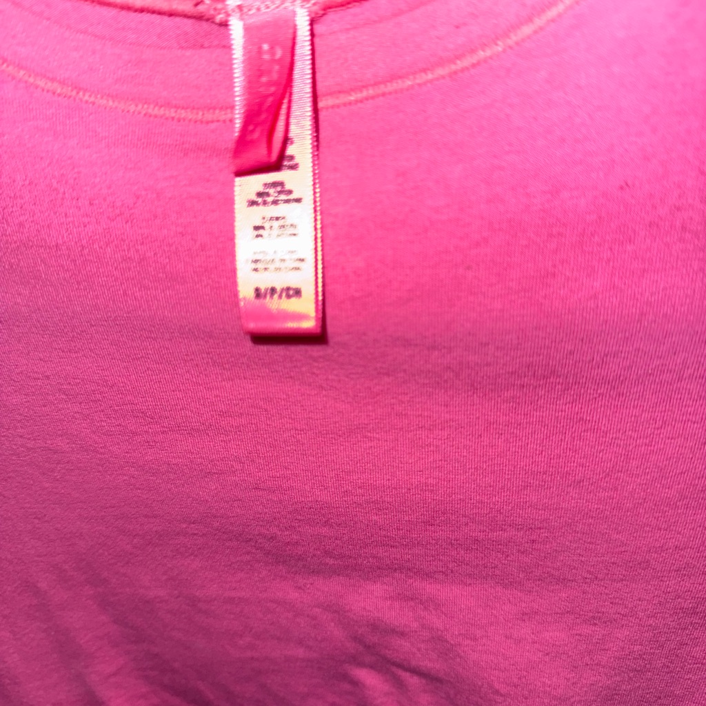 Skims Pink Short Sleeve Tee
